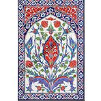Armada Çini 40X60 Cm Ed 507 Kırmızı Göbekli Eldekoru Çini Pano