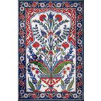 Armada Çini 40X60 Cm Ed 510 Yeşil Hançerli Eldekoru Çini Pano