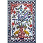 Armada Çini 40X60 Cm Ed 513 Sarı Sülünlü Eldekoru Çini Pano