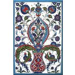 Armada Çini 40X60 Cm Ed 518 Saksılı Hançerli Eldekoru Çini Pano