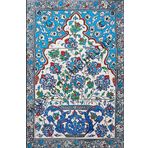 Armada Çini 40X60 Cm Ed 607 Mavi Saksılı Eldekoru Çini Pano