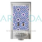 Armada Çini 60x100 Cm AC 3 A Geometrik Serigraf Türk Hamamı Pano