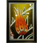Armada Çini 60x100 Cm ED 612 Sarı Lale Eldekoru Çini Pano