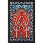 Armada Çini 60X100 Cm Ed 623 Kırmızılı Hayatağacı Çini Pano