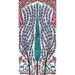 Armada Çini 60x120 Cm ED 617 Selvi El dekoru Çini Pano