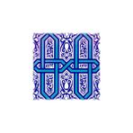 Armada Çini Ac 9 20x20 cm Selçuklu Mavi Zincir Desenli Çini Karo