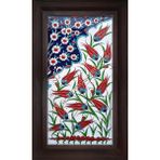 Armada Çini ED 150 20x40 cm Lalezar Eldekoru Çini Pano