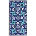 Armada Çini ED 220 10x20 cm Mavi Geometrik Eldekoru Çini Karo