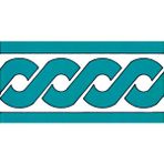 Armada Çini KS 20T 10x20 cm Turkuaz Zincir Desen Seramik Çini Bordür
