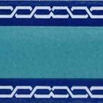 Armada Çini KS 60 10x20 cm Zincir Desenli Yeni Modern Çini Bordür