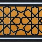 Armada Çini KS-72 10x20 cm Sarı Türkmen Yıldızı Çini Karo Bordür