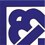 Armada Çini KSK 20K 10x10 cm Kobalt Zincir Desen Çini Bordür Köşe