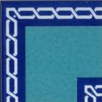 Armada Çini KSK 60 10x10 cm Zincir Desenli Modern Çini Bordür Köşe