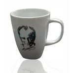 Armada Çini PRT 93 Atatürk Resimli Desenli Porselen Kupa
