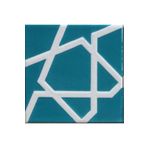 Armada Çini SP 100 20x20 cm Mavi Beyaz Desenli Kütahya Çinisi