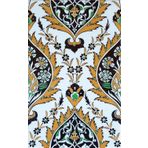Armada Çini SP 417 25x40 cm Sarı Göbekli Kütahya İznik Çini Karo