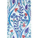 Armada Çini Sp 419 Mavi Beyaz Renk Kütahya İznik Çini 25x40 cm Karo