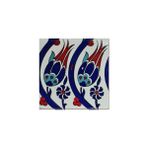 Armada Çini SP 77 20x20 cm Kütahya Çinisi İznik Lale Desen Çini Karo