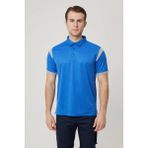 Armadillo Allium Polo Yaka Tişört - Nefes Alabilir, Hafif ve Konforlu Outdoor Tişört - Saks Mavi