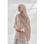 ARMANDA ETHNIC VUAL PASHMINA DESEN ŞAL -BEJ - 6035-589