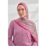 ARMANDA ETHNIC VUAL PASHMINA DESEN ŞAL - PEMBE - 6035-318
