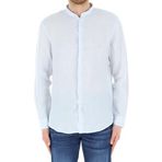 Armani Exchange% 100 Keten Hakim Yaka Gömlek Erkek GÖMLEK 8NZC66 ZNCFZ 15CZ