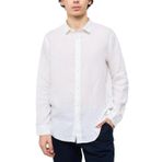 Armani Exchange% 100 Keten Regular Fit Düz Yaka Gömlek Erkek GÖMLEK XM001221 AF14619 U0001