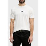 Armani Exchange % 100 Pamuk Regular Fit Bisiklet Yaka T Shirt Erkek T Shirt XM002509 AF10358 U1074 - Krem