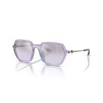 Armani Exchange AEX 4139SU 82367P 52 Geometrik Mor Kemik Unisex Güneş Gözlüğü
