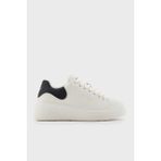 Armani Exchange Armani Exchage Logolu Platform Taban Sneaker Ayakkabı Bayan Ayakkabı XDX188 XV937 N480 - Beyaz - Siyah
