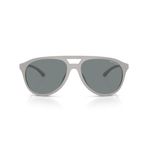 Armani Exchange AX AX4156SU Universal Fit Güneş Gözlüğü, Mat Koyu Mavi/Koyu Mavi, 59 mm, Mat Gri/Gri, 59 mm
