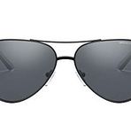 Armani Exchange AX2034S Aviator Siyah Açık Gri Aynalı Erkek Güneş Gözlüğü