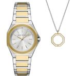 Armani Exchange AX7161SET Kadın Kol Saati - Altın - Metalik Gri