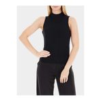 Armani Exchange Balıkçı Yaka Kolsuz Kazak, M, XW001318 AF16619, Siyah, Kadın