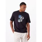 Armani Exchange Bisiklet Yaka Baskılı Erkek T-Shirt Xm000269 Af12112 Ub101 T-Shırt, Koyu Lacivert, M