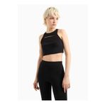 Armani Exchange Bisiklet Yaka Düz Siyah Kadın Bluz XW000368