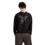Armani Exchange Bisiklet Yaka Siyah Erkek Sweatshirt 6DZMAE ZJKBZ 1200, L