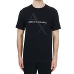 Armani Exchange Bisiklet Yaka T-Shirt, L, 8NZT76ZJQAZ-SYH, Siyah, Erkek