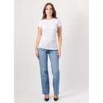 Armani Exchange Bisiklet Yaka T-Shirt, M, 5003185281, Beyaz, Kadın