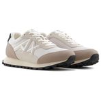 Armani Exchange Drop erkek spor ayakkabısı, Plaza Taupe Off Whit, 44 EU