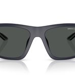Armani Exchange Erkek Ax4149su Evrensel Fit Kare Güneş Gözlüğü, Mat Koyu Mavi/Koyu Gri, 56 mm