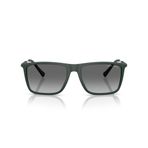 Armani Exchange Erkek Ax4160s Kare Güneş Gözlüğü, Mat Koyu Yeşil/Gradyan Gri, 57 mm