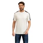 Armani Exchange Erkek Bisiklet Yaka T-Shirt, Beyaz, L Beden