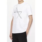Armani Exchange Erkek Bisiklet Yaka T-Shirt - Beyaz