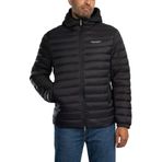 Armani Exchange Erkek Essential Kapşonlu Aşağı Şişme Ceket, Siyah, XL