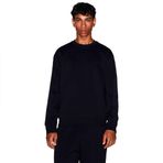 Armani Exchange Erkek Essential, Striped, Long Sleeve, Round Collar Sweatshirt, Siyah, XXL
