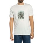 Armani Exchange Erkek Grafik Tişört, Kırık Beyaz, Kırık beyaz, XL