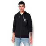 Armani Exchange Erkek Icon Kapüşonlu Kazak, Blau, S