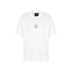 Armani Exchange Erkek Icon Project, işlemeli logolu tişört (1'li paket), U0009 Off White, XXL