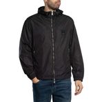 Armani Exchange Erkek Icon Project, Logo Kabartmalı Patch Ceket, Siyah, XL